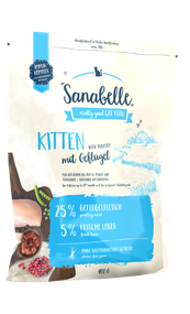 Sanabelle Kitten with Poultry Meat Сухой корм для котят с птицей 400 г