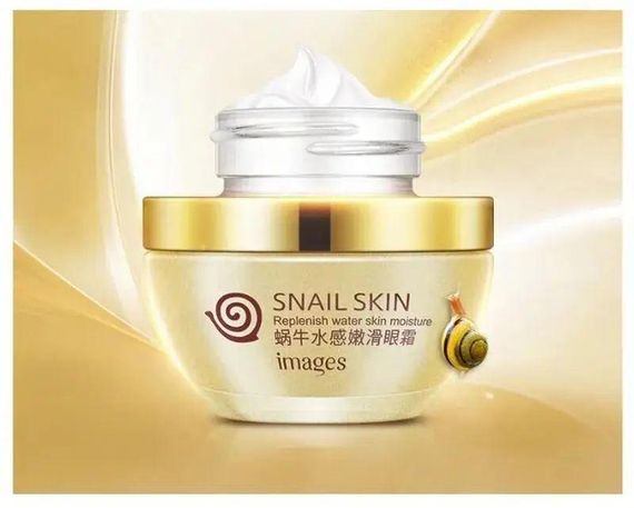 Крем для шкіри навколо очей з муцином равлика Images Snail Snail Skin, 25г | Зображення 1