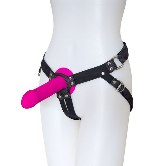 Джинсові трусики для страпона Adrien Lastic - Lastic Strap-on | Зображення 1