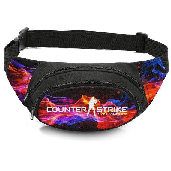 Сумка-бананка детская с принтом Counter-Strike поясная сумка для мальчика (4501)