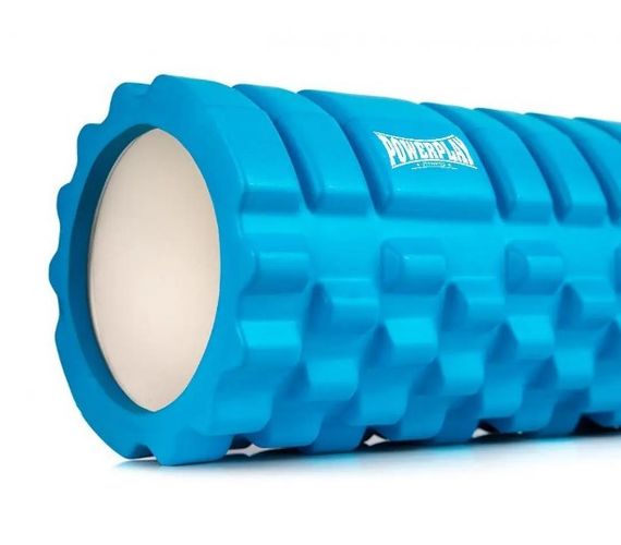 Масажний ролик (роллер) PowerPlay 4025 Massage Roller Синій (33x14 см) (PP_4025_Blue) | Зображення 3