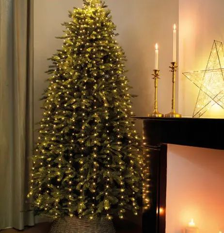 Гірлянда Кінський хвіст від USB 5 метра 1000 LED 20 ниток, жовтий | Зображення 3