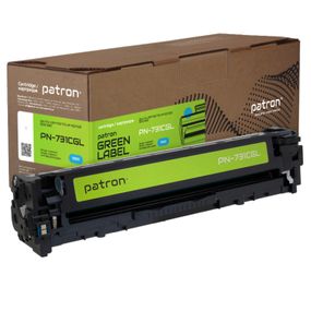 Картридж Patron Canon 731 Green Label, cyan (PN-731CGL)