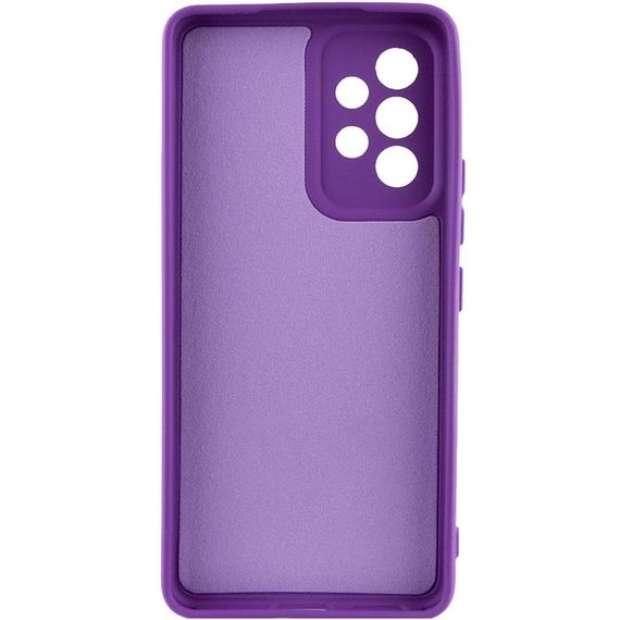 Чохол TPU GETMAN Liquid Silk Full Camera для Samsung Galaxy A53 5G Фіолетовий / Purple | Зображення 1