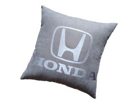 Авто Подушка з вишивкою логотипу марки хонда Honda сірий автомобілісту 00185