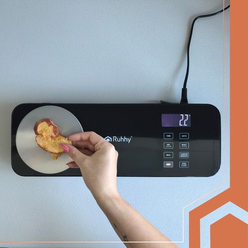 Вакуумний пакувальник для продуктів Ruhhy 2-в-1 зі шкалою — подвійний насос 80 кПа, 120 Вт | Зображення 9