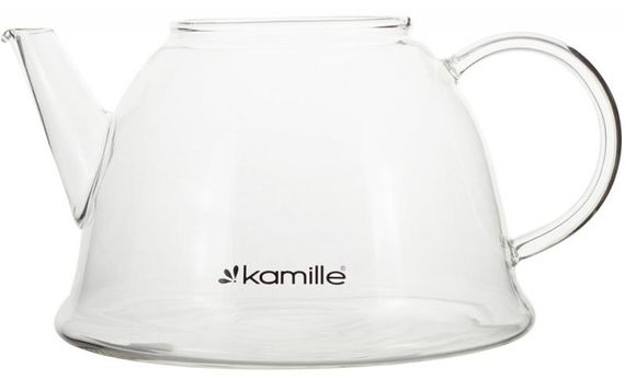 Чайник скляний заварювальний Kamille 800мл зі знімним ситечком (0784s) | Зображення 4