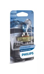 Галогеновая лампа PHILIPS 12276WVUB1 PSX24W 55W 12V WhiteVision ultra +60% (3300K) B1