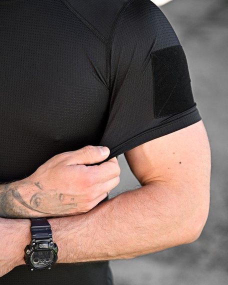 Тактична футболка, що відводить піт, samuray Cooltuch black | Зображення 9