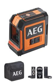 Нівелір лазерний AEG CLR215-B (15 м, 2 промені, червоний, 2xAA)