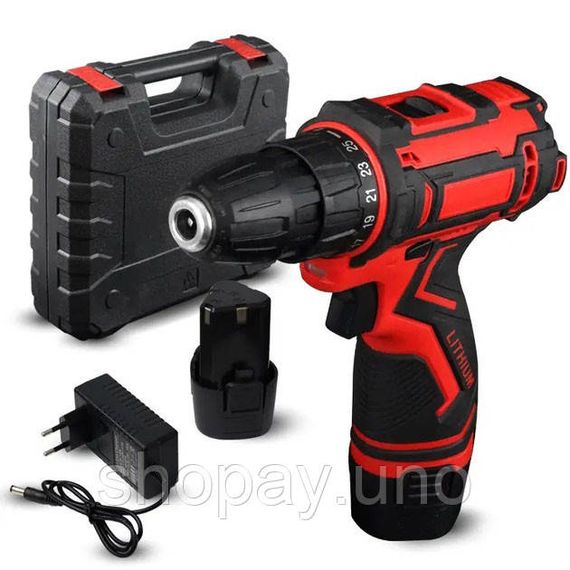 Бюджетный шуруповерт для дома KRAFFTEC 24V, Аккумуляторный шуруповерт для дома и строительства XD-57 | Зображення 8