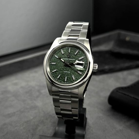Чоловічий годинникPagani Design PD-1794M Silver-Green | Зображення 4