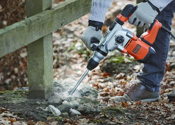 Перфоратор мережевий SDS-Plus BLACK+DECKER BEHS03K | Зображення 8