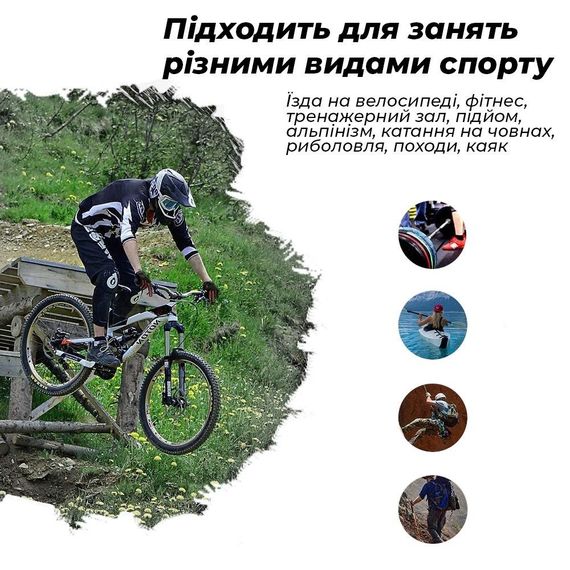 Велорукавички жіночі PowerPlay 5281 A Зелені XS | Зображення 9