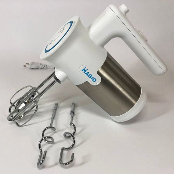 Миксер ручной Magio MG-230, мощный миксер, миксер блендер ручной, бытовые миксеры, кухонный миксер | Зображення 7