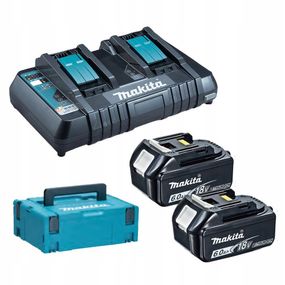 Набор аккумуляторов BL1860B (2 шт) и зарядное устройство для продукции Makita LXT (198077-8)