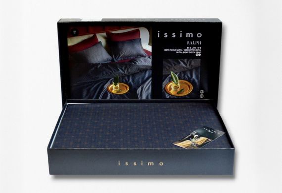 Комплект постільної білизни Issimo Digital Satin 300 TC 200х220 см Ralph | Зображення 6