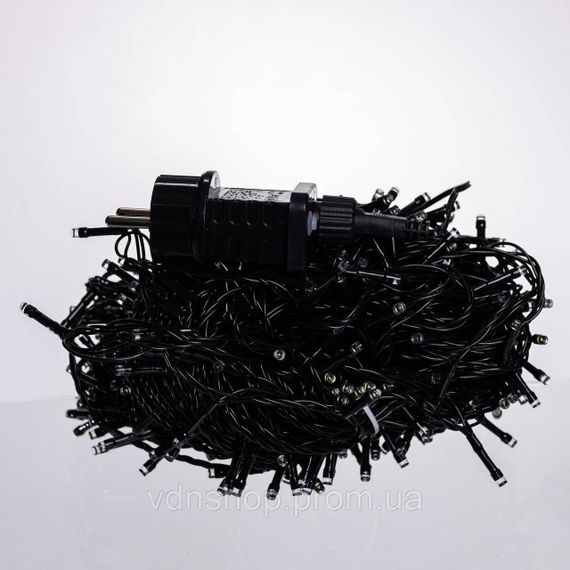 Гірлянда Різдвяна фея вулична 50 (м) 500 LED чорний провід Білий CF500L50MBW | Зображення 4