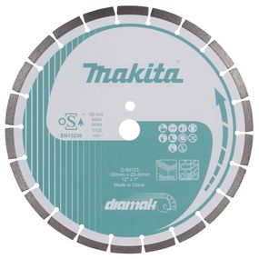 Диск алмазный по бетону 300 х 25.4 мм Makita Diamak D-80123