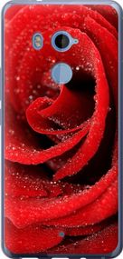 Чехол на HTC U11 Plus Красная роза "529u-1363-17620"