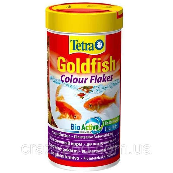 Корм для золотих риб Tetra Goldfish Сolour для яскравості забарвлення в пластивцях 100 мл 183742