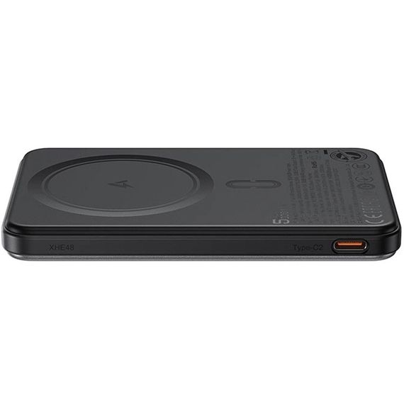 Портативное ЗУ Power Bank Acefast M30 PD20W с БЗУ with cable 5000 mAh Black | Зображення 4