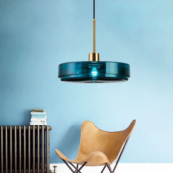 Люстра підвісна на 1 лампочку 26630 Золото 35-140х30х30 см. | Зображення 3