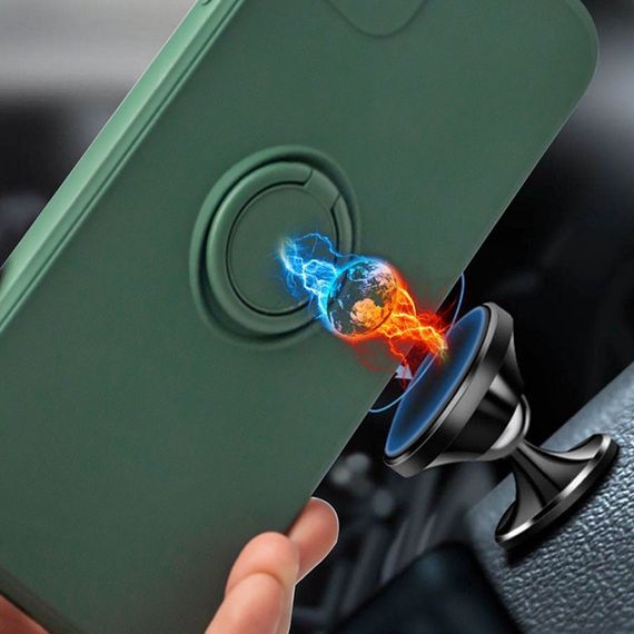 Чохол Gelius Ring Holder Case for Samsung A025 (A02S) Dark Green | Зображення 4