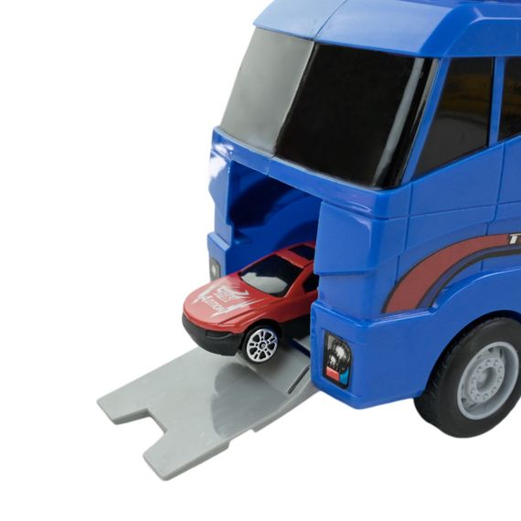 Дитячий трейлер з машинками PS006-1, 6 машинок | Зображення 3