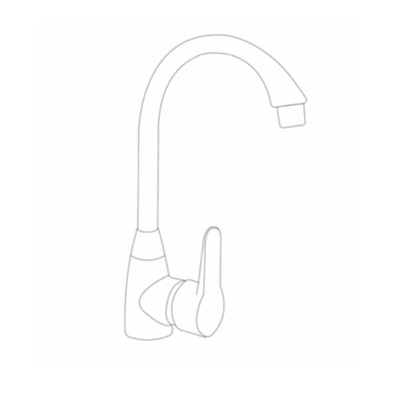 Змішувач для кухні Brinex 35B 007 | Зображення 1