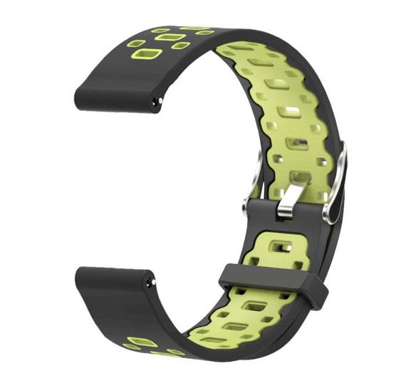 Спортивный ремешок Primo Perfor Classic для часов Huawei Watch 2 - Black&Green | Зображення 2