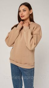 СВІТШОТ ЖІНОВИЙ OVERSIZE — теплий XL