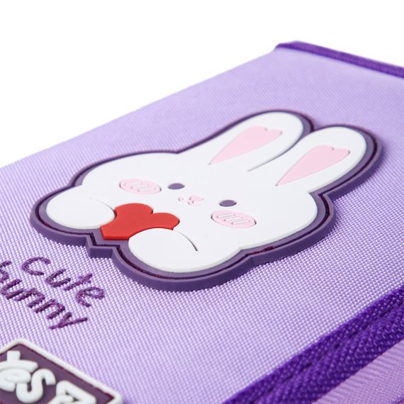 Пенал твердий одинарний із двома клапанами YES HP-04 Cute Bunny 533740 4х13х21 см | Зображення 5