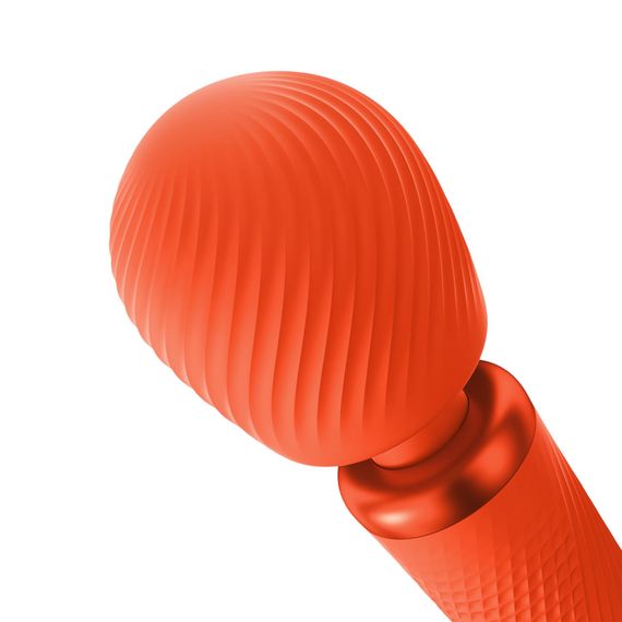 Вібромасажер Fun Factory VIM Vibrating Wand sunrise orange, суперпотужний та легкий, до 6 годин роботи | Зображення 5