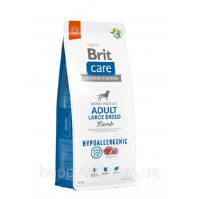 Гипоаллергенный корм Brit Care Dog Hypoallergenic Adult Large Breed (ягненок и рис), 12 кг