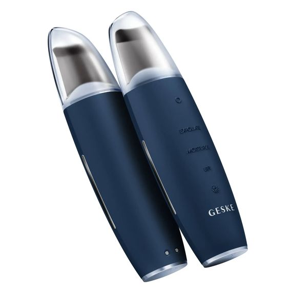 Мікрострумовий скрабер для шкіри та усунення чорних точок GESKE MicroCurrent Skin Scrubber&Blackhead Remover 9в1 magenta, Синій | Зображення 5