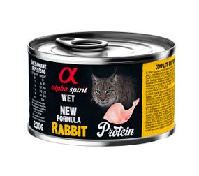 Корм Alpha Spirit Rabbit for Adult Cats вологий з кроликом для дорослих котів 200 гр