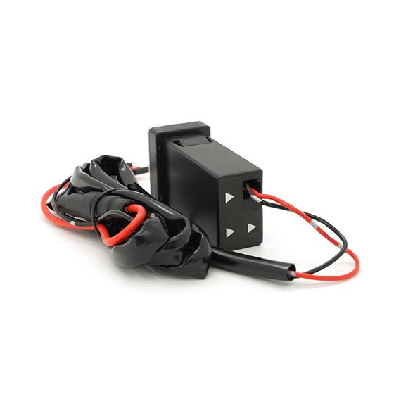 АЗУ врізне 130W-D01T03-Fuse, PD+QC, Type-C: 100W, USB: 30W, LED підсвічування, комплект проводів з роз'ємами та запобіжником, | Зображення 3