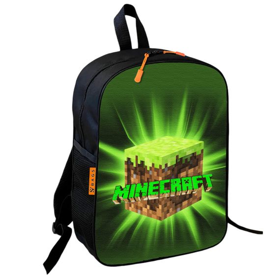 Шкільний рюкзак дитячий Minecraft + Сумка для взуття спортивної форми рюкзак-мішок для хлопчика (01724) | Зображення 4