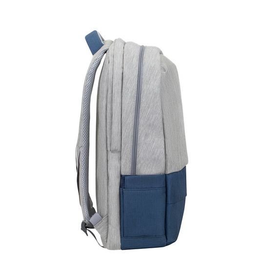 Рюкзак городской Rivacase 7567 Grey/Dark Blue 30.5х48х15 см серый с темно-синим | Зображення 3