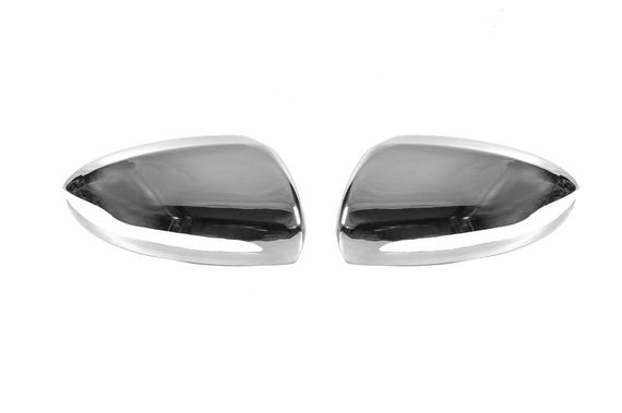 Накладки на дзеркала (2 шт, нерж.) для Mercedes S-сlass W222 2013-2020 рр | Зображення 2