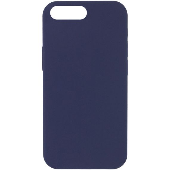 Чехол Silicone Case Full Protective (AA) NO LOGO для Apple iPhone 7 plus / 8 plus (5.5") Темно-синий / Midnight blue