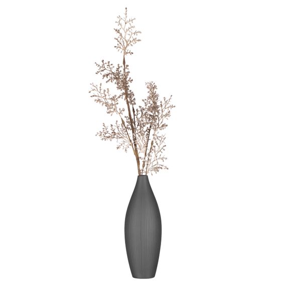 Ваза ARDESTO  Siena, 7х23см, порцеляна, сірий (AR3806B) | Зображення 1