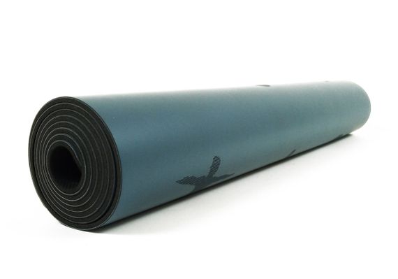 Килимок для йоги професійний EasyFit каучук 5 мм Синій (EF-1925-Bl) | Зображення 1