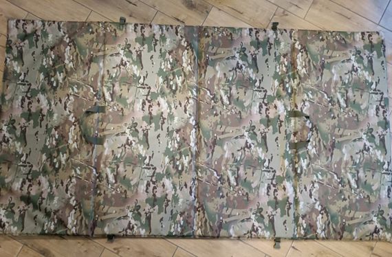 Мат тактичний каремат килимок стрілецький Мультикам 200*90 см з 4 секцій зложується | Зображення 6