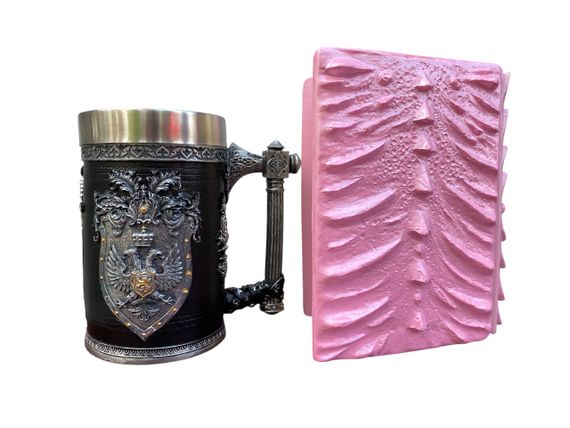 Подарунковий набір Кухоль 3D Щит і Корона та Блокнот 3D «Дракон Єдинорога» | Зображення 1