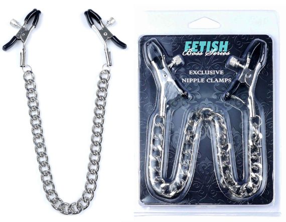 Затискачі для сосків Fetish Boss Series - №9 Exclusive Nipple Clamps, BS6100017 sexstyle