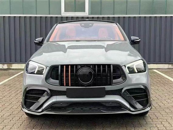 Карбоновые Накладки на Передний Бампер (GLE63 AMG) для Mercedes GLE coupe C292 2015-2019 гг | Зображення 1