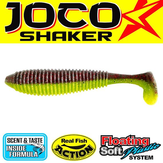 Силікон Lucky John Joco Shaker 4.5in / 114мм / 3шт / (колір T44) (140303-T44)