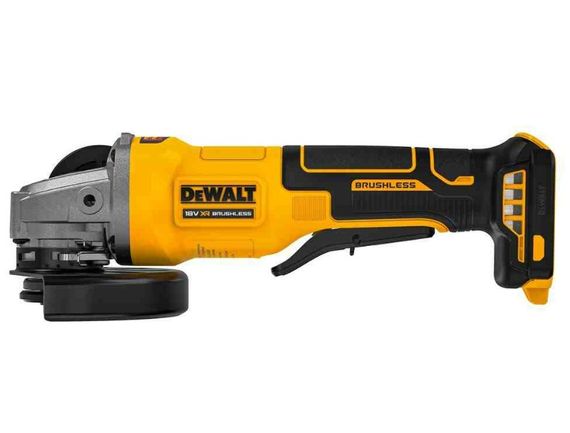 Шліфмашина кутова-болгарка DeWALT акумуляторна безщіткова без АКБ та ЗП DCG408NT